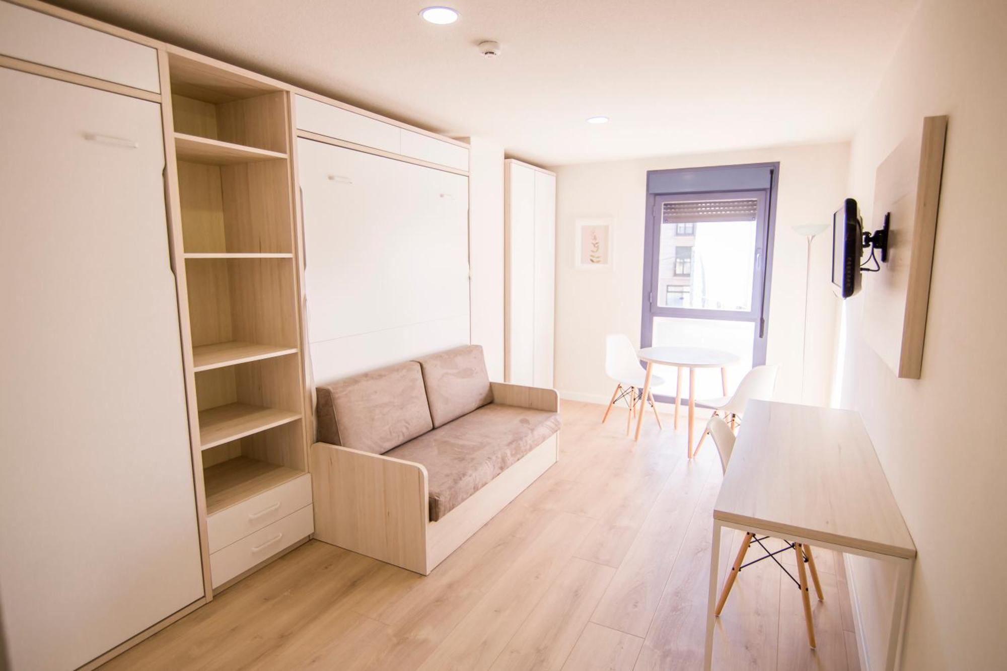 Apartamentos Plaza De Santiago - Estudios Turisticos - 1 Llave بينتو المظهر الخارجي الصورة