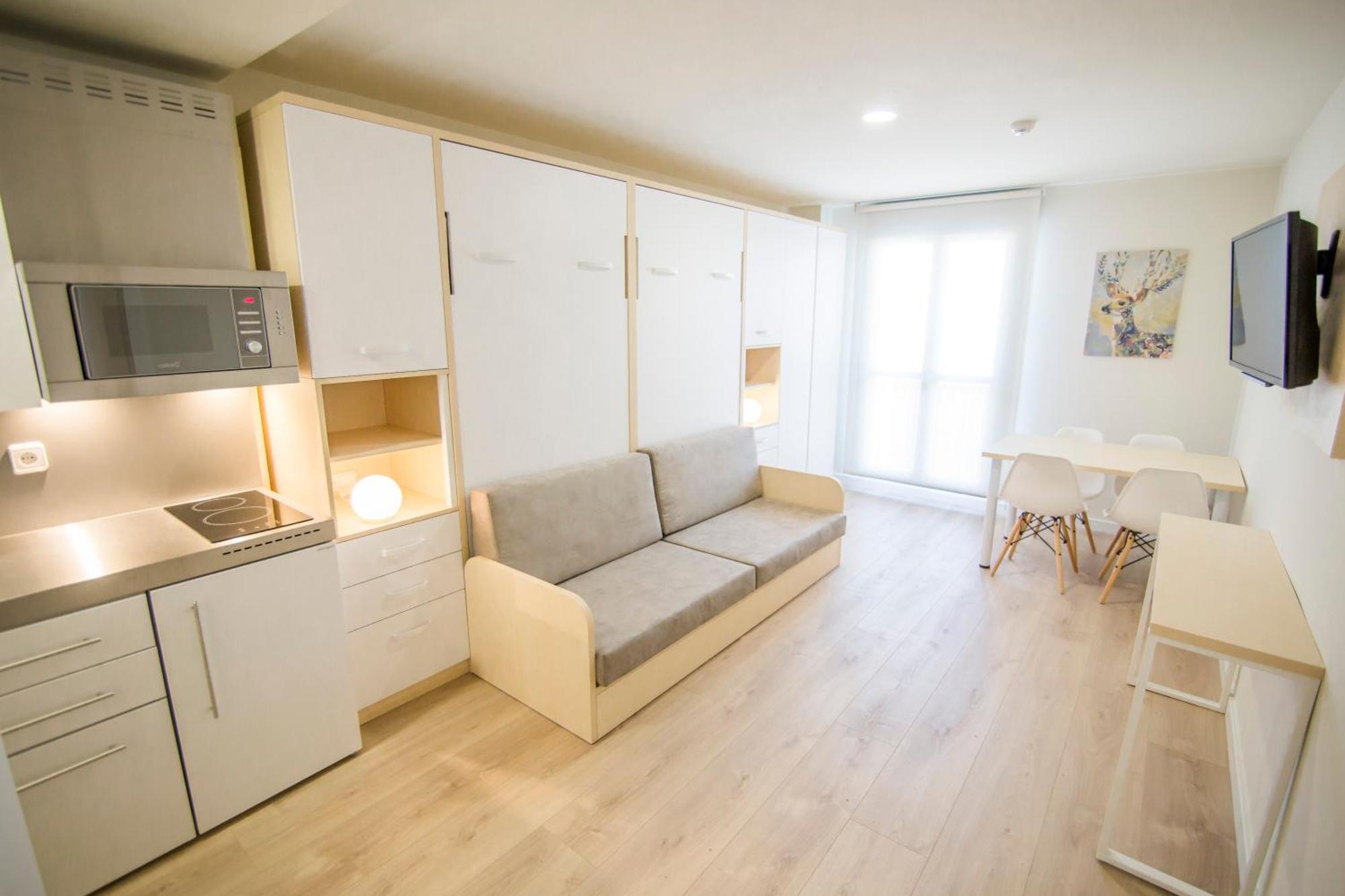 Apartamentos Plaza De Santiago - Estudios Turisticos - 1 Llave بينتو المظهر الخارجي الصورة